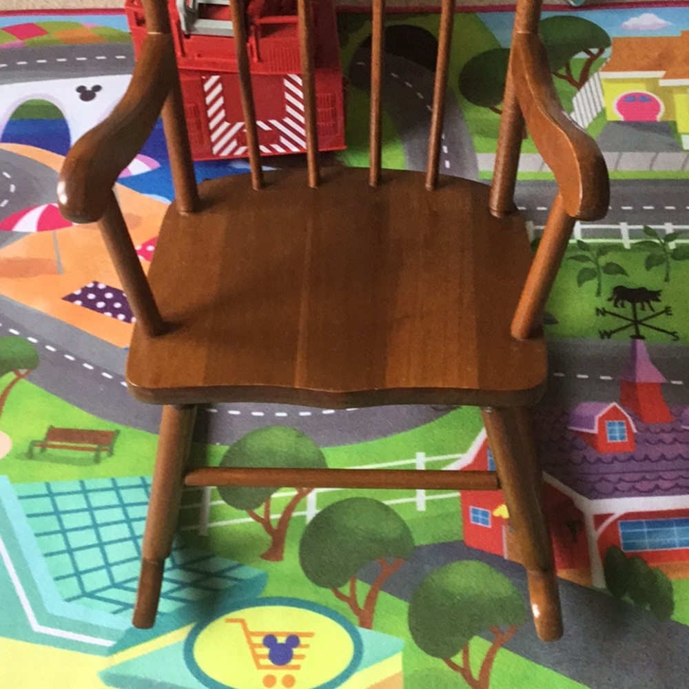 Vintage Wood Racking chair - Picture 2 of 10